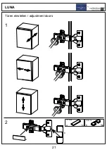 Предварительный просмотр 21 страницы Collection C Villeroy & Boch MOSAIQUE LUNA Assembly Instruction Manual