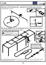 Предварительный просмотр 40 страницы Collection C Villeroy & Boch MOSAIQUE LUNA Assembly Instruction Manual