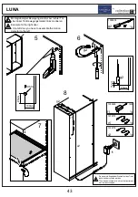 Предварительный просмотр 43 страницы Collection C Villeroy & Boch MOSAIQUE LUNA Assembly Instruction Manual