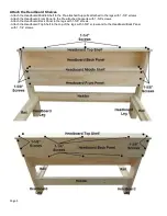 Предварительный просмотр 5 страницы College Bed Lofts Classic Bookshelf Headboard Bed Assembly Instructions Manual