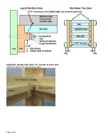 Preview for 5 page of College Bed Lofts Low Platform / High Rise Bed with Trundle Assembly Instructions Manual