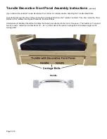 Preview for 8 page of College Bed Lofts Low Platform / High Rise Bed with Trundle Assembly Instructions Manual