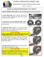 Collins Hi-Speed Dolly Instructions And Precautions preview