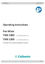 Collomix 37082 Operating Instructions Manual предпросмотр