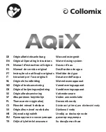 Предварительный просмотр 1 страницы Collomix Aqix Operating Instructions Manual