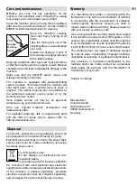 Предварительный просмотр 11 страницы Collomix Xo 1 Original Operating Instructions