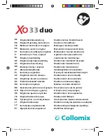 Collomix Xo 55 duo MKD 120 HF Operating Instructions Manual preview