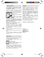 Предварительный просмотр 91 страницы Collomix Xo 55 duo MKD 120 HF Operating Instructions Manual