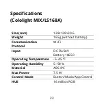 Предварительный просмотр 22 страницы Cololight LS168A User Manual