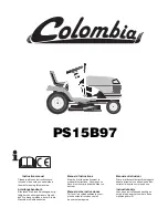 Colombia PS15B97 Instruction Manual preview