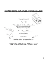 Preview for 2 page of Colonial Label Thermal System Manual