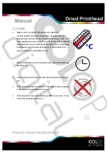 Preview for 1 page of Colop e-mark Manual