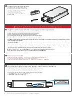 Предварительный просмотр 2 страницы Color Kinetics CM-550 48V CA4 Installation Instructions Manual