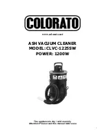 Preview for 1 page of COLORADO CLVC-1225SW Manual