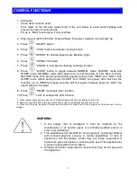 Предварительный просмотр 10 страницы COLORATO CLAC-150 Instruction Manual