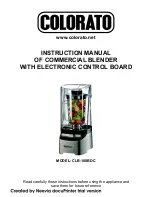 COLORATO CLB-100BDC Instruction Manual preview