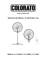 Preview for 1 page of COLORATO CLF-20WRC Instruction Manual