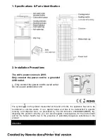 Предварительный просмотр 2 страницы COLORATO CLWD-19PW Instruction Manual