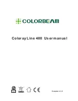 Colorbeam Coloray Line 48II User Manual предпросмотр