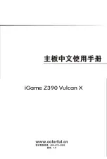 Preview for 1 page of Colorful iGame Z390 Vulcan X Manual