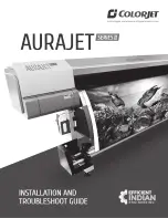 Colorjet AURAJET II Series Installation And Troubleshoot Manual предпросмотр