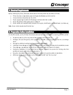 Preview for 8 page of Colorjet AURAJET II Series Installation And Troubleshoot Manual