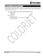 Preview for 45 page of Colorjet AURAJET II Series Installation And Troubleshoot Manual