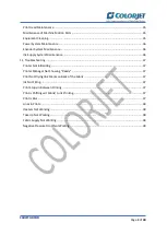 Предварительный просмотр 4 страницы Colorjet Fabjet Grand User Manual