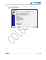 Предварительный просмотр 21 страницы Colorjet IRISJET PRO User Manual