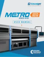 Предварительный просмотр 1 страницы Colorjet METRO KONICA HEAD User Manual