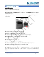 Предварительный просмотр 13 страницы Colorjet METRO KONICA HEAD User Manual