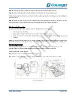 Предварительный просмотр 23 страницы Colorjet METRO KONICA HEAD User Manual