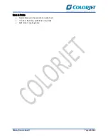 Предварительный просмотр 61 страницы Colorjet METRO KONICA HEAD User Manual