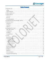 Предварительный просмотр 3 страницы Colorjet S4427 User Manual