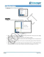 Предварительный просмотр 10 страницы Colorjet SONIQ i User Manual