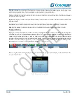 Предварительный просмотр 31 страницы Colorjet SONIQ i User Manual