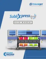 Colorjet SubliXpress plus User Manual предпросмотр