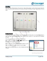 Предварительный просмотр 19 страницы Colorjet SubliXpress plus User Manual