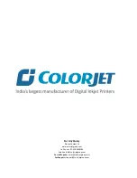 Предварительный просмотр 40 страницы Colorjet SubliXpress plus User Manual