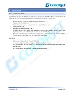 Предварительный просмотр 61 страницы Colorjet VASTRAJET K2 User Manual