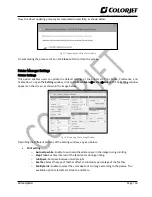 Preview for 17 page of Colorjet Verve Hybrid Installation And Troubleshoot Manual