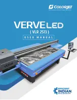 Colorjet VERVE User Manual предпросмотр