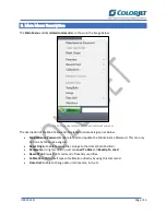 Preview for 14 page of Colorjet VERVE User Manual