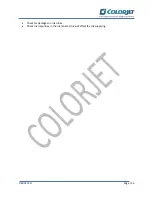 Preview for 37 page of Colorjet VERVE User Manual