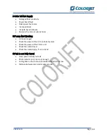 Preview for 39 page of Colorjet VERVE User Manual