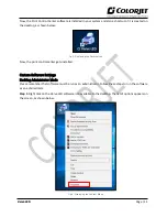 Предварительный просмотр 12 страницы Colorjet VerveLED VLR 2513 Installation And Troubleshoot Manual