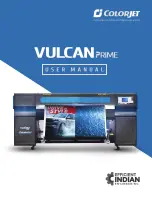 Colorjet Vulcan Prime User Manual предпросмотр