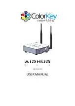 Предварительный просмотр 1 страницы ColorKey AirHub DMX CKU-7010 User Manual