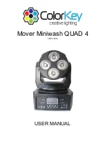 Предварительный просмотр 1 страницы ColorKey Mover Halo Beam QUAD 4 User Manual