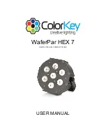 ColorKey waferpar hex 7 User Manual предпросмотр